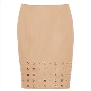WHBM grommet pencil skirt